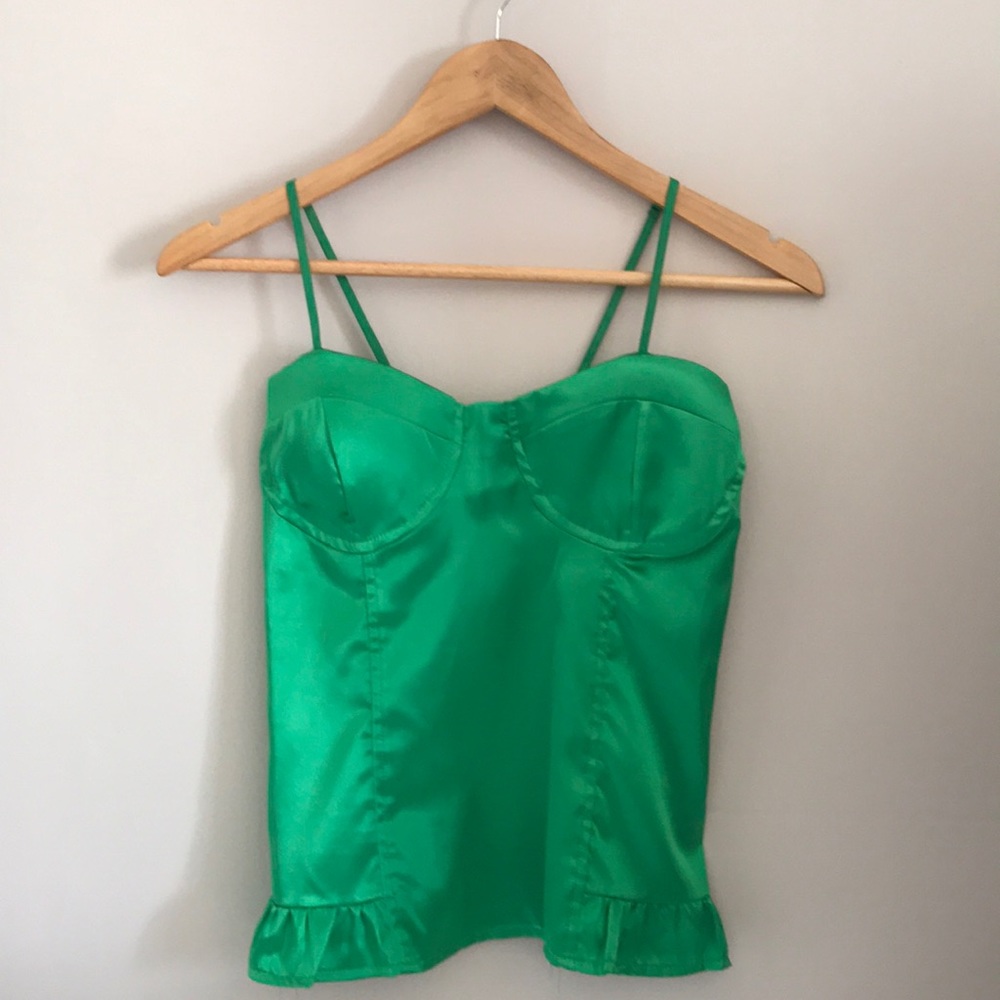 Polyester Green Top